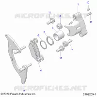 FRONT BRAKE CALIPER