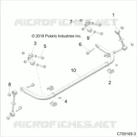 SUSPENSION, REAR STRUT STABILIZER