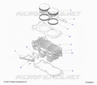 CYLINDER AND PISTON