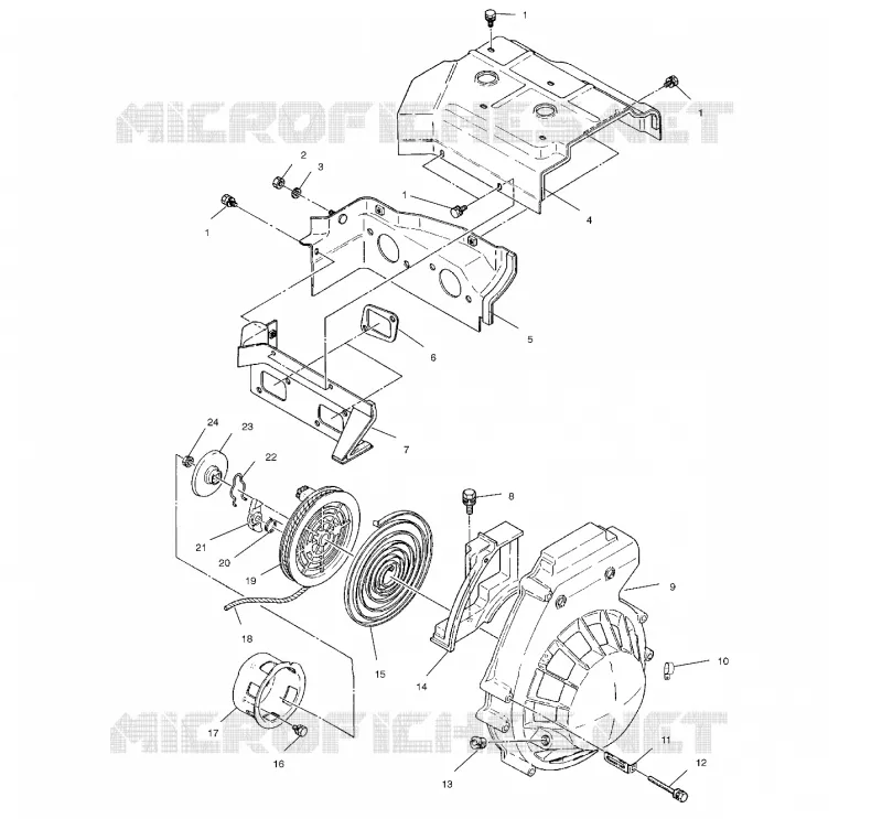 BLOWER HOUSING   RECOIL