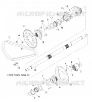 DRIVE TRAIN, REAR AXLE   HOUSING
