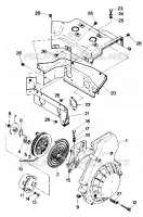 BLOWER HOUSING AND RECOIL STARTER TRAIL (4912701270044A)