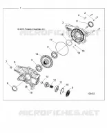 DRIVE TRAIN, REAR GEARCASE INTERNALS