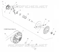 DRIVE TRAIN, SECONDARY CLUTCH