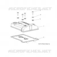 ENGINE, VALVE COVER