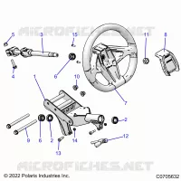 STEERING, UPPER, STANDARD