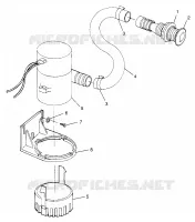 BILGE PUMP SL 780 B974088 AND INTL. SL 780 I974088 (4940924092B013)