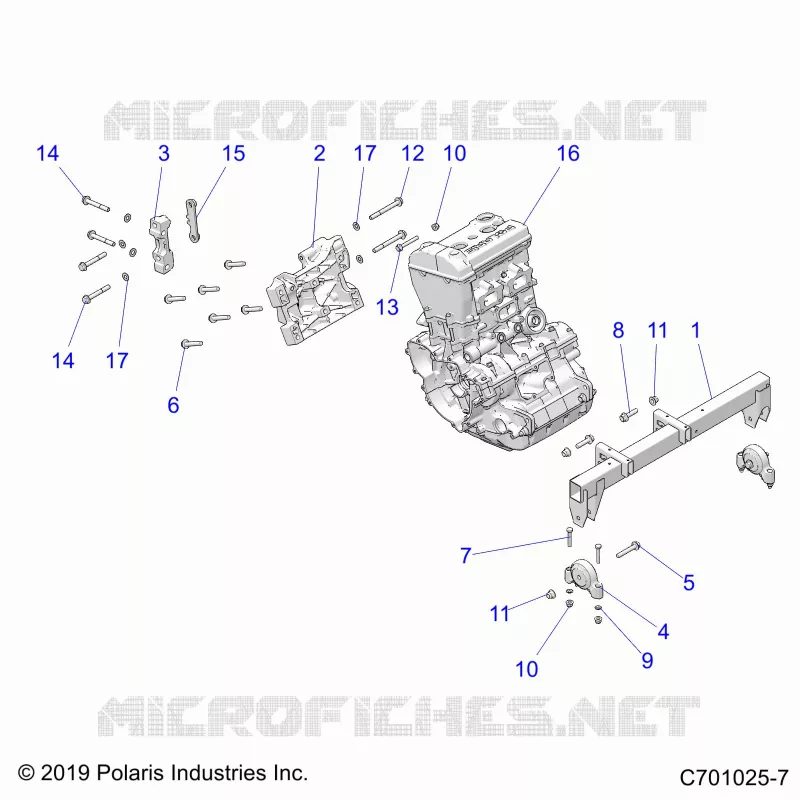 ENGINE, ENGINE MOUNTING