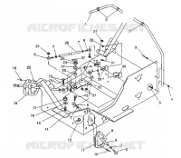 STEERING ASSEMBLY 500 EFI / 0930674 AND  500 EFI SKS / 0930574 (4922962296015A)