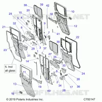 DOORS, REAR, CRANK