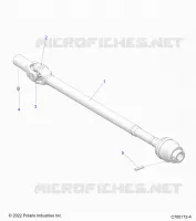 DRIVE TRAIN, FRONT PROP SHAFT