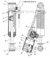 FRONT TRACK SHOCK (PRO X)