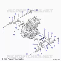 ENGINE, MOUNTING