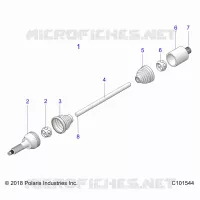 DRIVE TRAIN, DRIVE REAR SHAFT