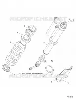 REAR SUSPENSION SHOCK MOUNTING
