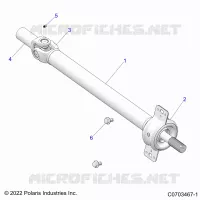 DRIVE TRAIN, PROP SHAFT,MID, BEARING