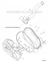 DRIVE TRAIN, CLUTCH COVER AND DUCTING