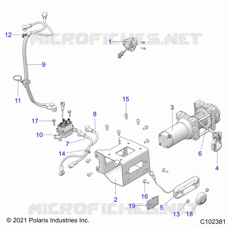 CHASSIS, WINCH
