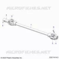 DRIVE TRAIN, FRONT PROP SHAFT
