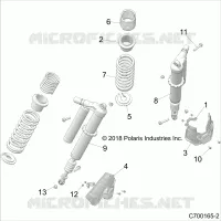 REAR SUSPENSION SHOCK MOUNTING