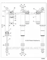 SUSPENSION, FRONT SHOCK INTERNALS