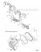 DRIVE TRAIN, CLUTCH COVER AND DUCTING