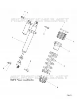 SUSPENSION, FRONT SHOCK MOUNTING