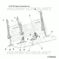 SEAT BELT AND MOUNTING