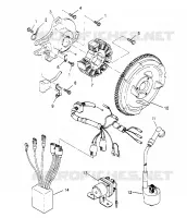 MAGNETO ASSEMBLY  2X4 400L W957540 (4930093009D009)