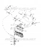 COOLING SYSTEM  SL 650 B954058 (4930483048B007)