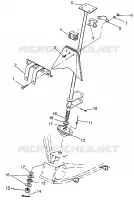 STEERING POST    MAGNUM 6X6 W97AE42A AND SWEDISH MAGNUM 6X6 S97AE42E (4940754075B011)
