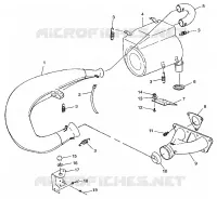 EXHAUST SYSTEM 600 RMK 0980958 AND EUROPEAN 600 RMK E980958 (4944634463C003)
