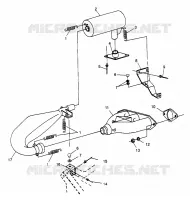 EXHAUST SYSTEM XLT 0970756, XLT SKS 0970556,  AND XLT RMK 0970956 (4937693769C009)