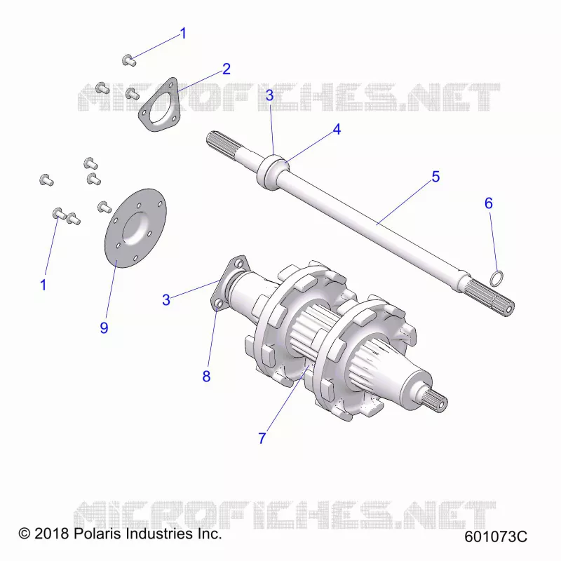 DRIVE TRAIN, JACKSHAFT AND DRIVE SHAFT