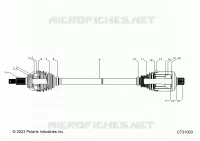 DRIVE TRAIN, REAR HALF SHAFT