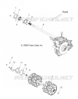 DRIVE TRAIN, DRIVE SHAFT ASM. AND JACKSHAFT ASM.