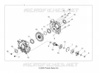 DRIVE TRAIN, REAR GEARCASE INTERNALS (BUILT 12/01/08 AND BEFORE)