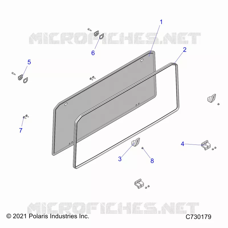 REAR BODYWORK WINDSHIELD