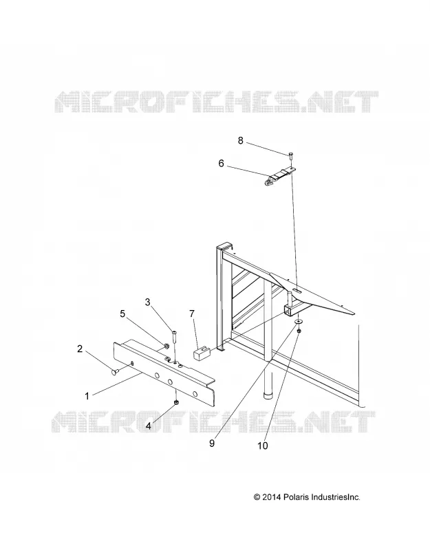 BED STAKE SIDES CLIP IN LATCH