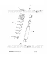 SUSPENSION, FRONT SHOCK MOUNTING