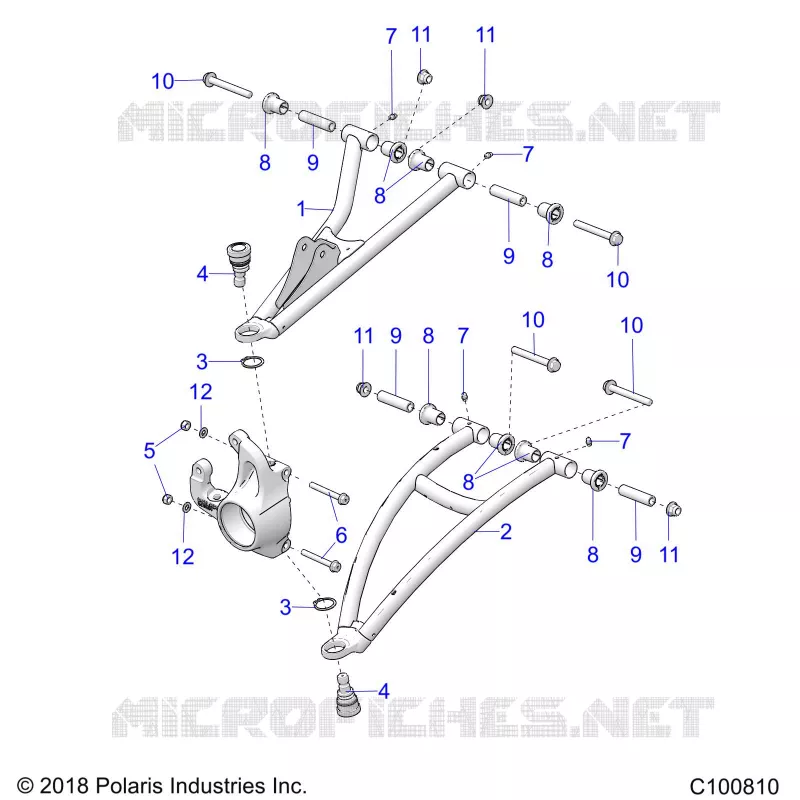 FRONT SUSPENSION A-ARMS