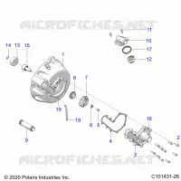 ENGINE, COOLING SYSTEM AND WATER PUMP