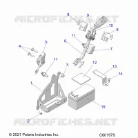 ELECTRICAL, BATTERY, MANUAL START POWER UP COMPONENTS