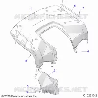 REAR BODYWORK CAB