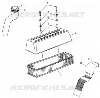 AIR INTAKE SLTX B974590 AND INTL. SLTX I974590 (4941214121B007)