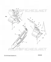 CHASSIS, CLUTCH GUARD AND FOOTRESTS