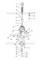 CARBURETOR XLT/0930767,XLT SP/0930667    XLT SKS/09305673 (4923012301036A)