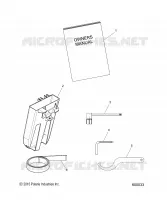 TOOLS, BELT HOLDER, TOOLS, AND OWNERS MANUAL