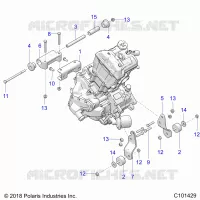 ENGINE, MOUNTING