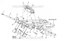 FRONT TORQUE ARM 500 EFI RMK 0962974 (4931983198B012)